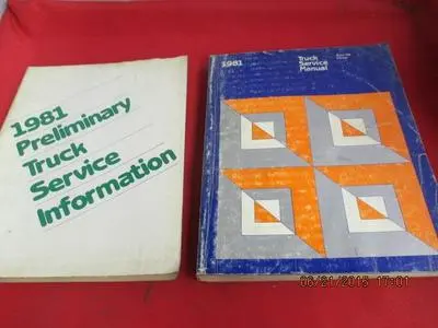 [2874-885-nos#] 1981 Truck Service Manual Ram 50 Arrow & Preliminary Truck Service