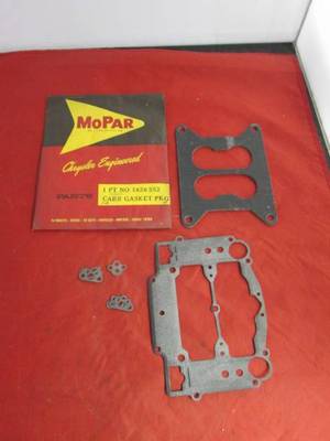 [3125-947-nos#m] 58 59 PLYMOUTH CARBURETOR PACKAGE NOS MOPAR 1826552