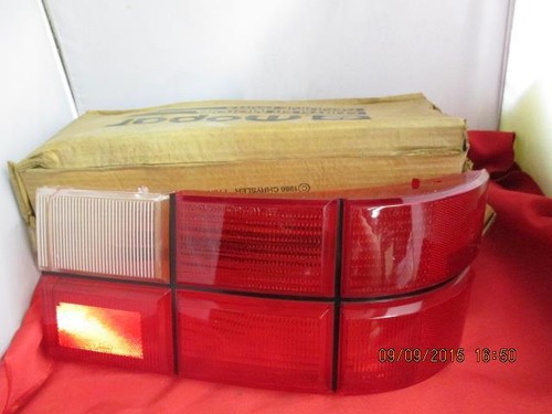 [4647-643-nos#m] 1986 Left Tail Light Lens NOS MOPAR 4321509