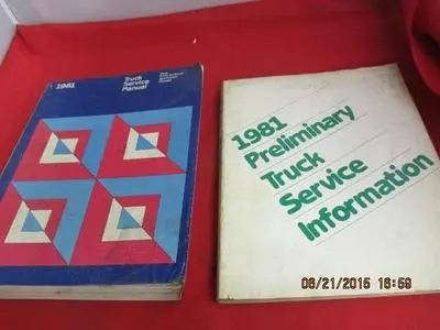 [EB-0442] 1981 Truck Service Manual & Preliminary Truck Service Information
