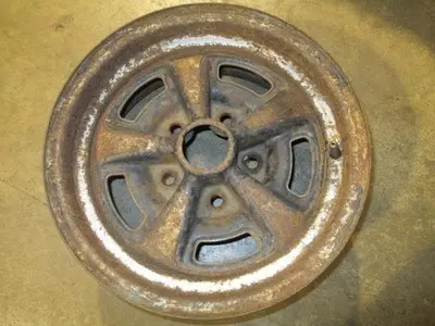 [EB-0617] 1 Pontiac Rally 2 Factory Wheel 14x6" Good Used