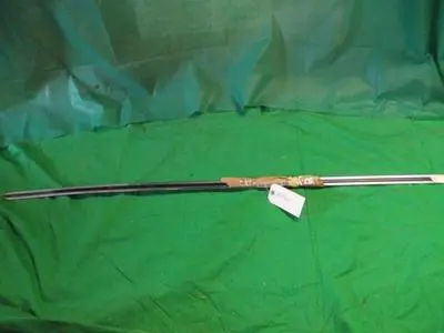 [1019-128-nos#m] 1969 Left Fender Moulding W/ Black Insert Plymouth Fury NOS MOPAR Trim 3549651