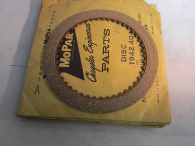 [8867-215-nos#m] A/T Front Clutch Disc NOS MOPAR Fits Most 60 61 62 63 64 Models 1942404