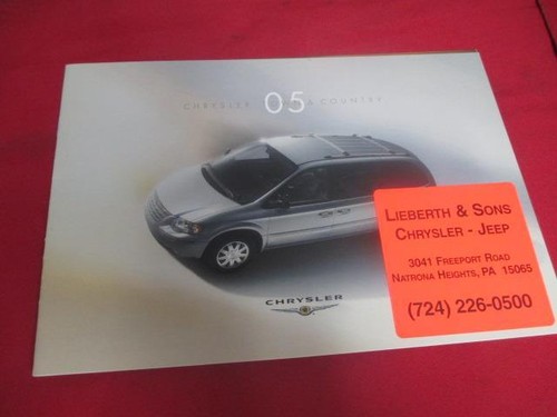 [3505-278-nos#] 2005 Chrysler Town & Country Dealership Pamphlet