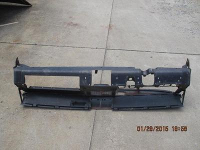 [6952-717-nos#m] 68 Coronet 440 Black Metal Dash Piece Good Used MOPAR