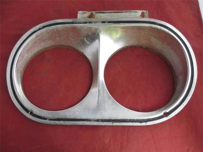 [4143-124-nos#m] 63 Plymouth Headlight Bezel Good Used MOPAR