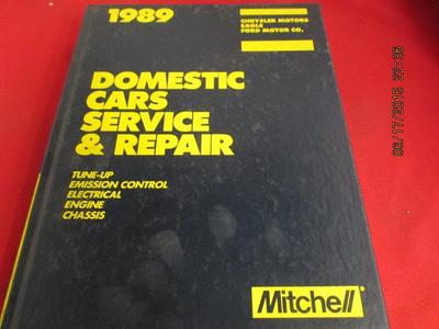 [1159-796-nos#] 1989 Mitchell Manuals Domestic Cars Service Chrysler Eagle Ford Motor
