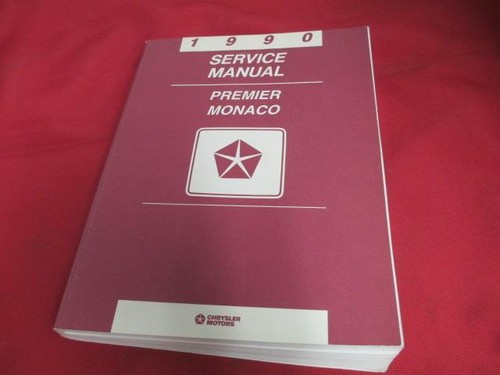 [5153-559-nos#] 1990 Service Manual Premier Monaco