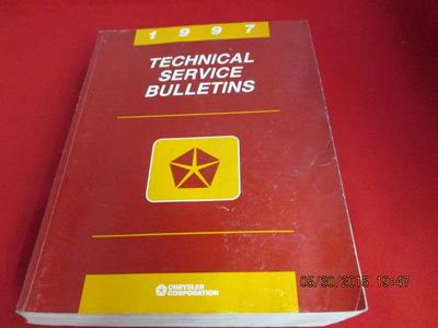 [0636-783-nos#] 1997 Technical Service Bulletins Manual