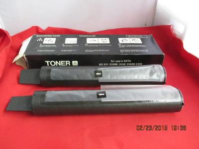 [2155-701-nos#n] 2 Toner Cartridges Mita DC-211 / 213RE / 313Z / 313D / 2105
