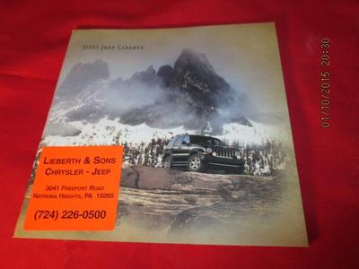 [2377-591-nos#] 2005 05 Jeep Liberty Dealership Pamphlet MOPAR