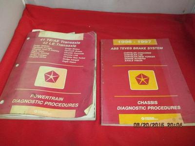 [4281-727-nos#] 1996 1997 41 TE/AE Transaxle 42 LE ABS Brake Diagnostic Procedures Manual