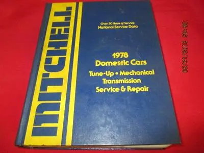 [4291-399-nos#] 1978 Mitchell Manuals Domestic Cars Tune Up Mechanical Transmission Service