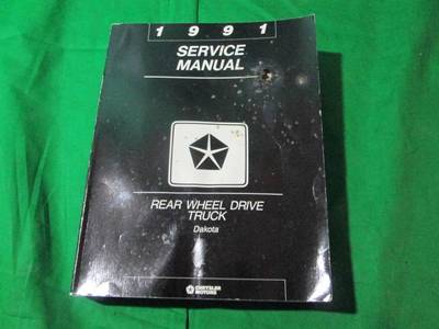 [1023-690-nos#] 1991 91 Dodge Dakota Rear Wheel Drive Truck Service Manual