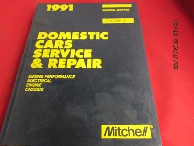 [9833-760-nos#] 1991 Mitchell Manuals Domestic Cars Service General Motors