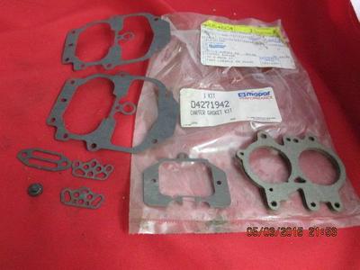 [9971-526-nos#m] 2 Brl Carburetor Rebuild Gasket Kit Fits 84 Ramcharger NOS MOPAR 4271942