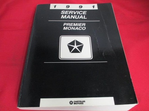 [7983-503-nos#] 1991 Service Manual Premier Monaco