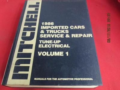 [7759-974-nos#] 1986 Mitchell Manual Imported Cars & Trucks Volume 1
