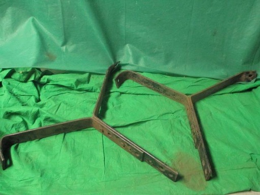 [8252-685-nos#m] 1955 55 Desoto Firedome Rear Back Bumper Mounting Brackets NOS MOPAR 1611712