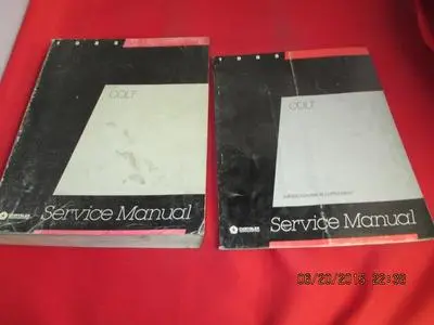 [9199-171-nos#] 1985 Service Manual Set Colt