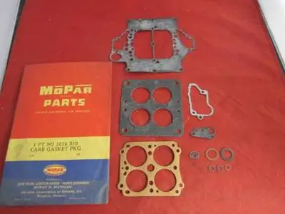 [2701-770-nos#m] 1957 58 DODGE PLYMOUTH CARBURETOR PACKAGE NOS MOPAR 1826510