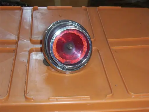 [3389-234-nos#] 1965 65 CHEVY IMPALA ROUND TAIL LIGHT ASSEMBLY Good Used