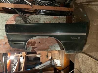 [5348-897-nos#m] 1970 Fury 3 Drivers Left Front Fender 70 Plymouth Mopar Good Used
