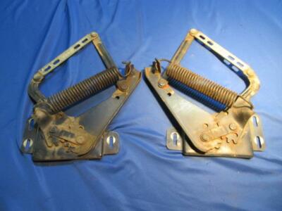[1237-614-nos#m] 1966 Hood Hinges 66 Dodge Coronet Pair Mopar Good Used