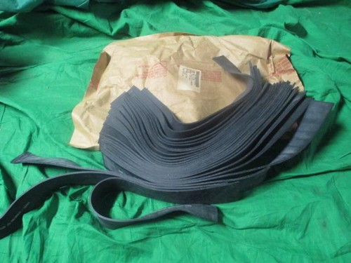 [EB-0212] 25 Solid Rubber Strip 9320-00-143-7052 Or 10886780 Military Surplus