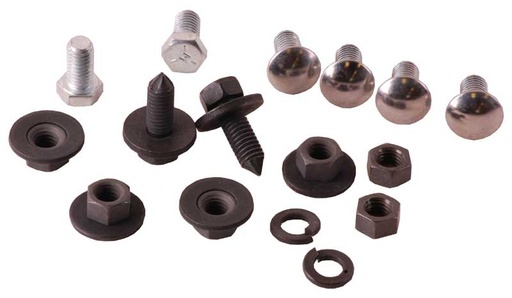 [101-3567-S] Front Bumper Bolt Set - 67 Camaro
