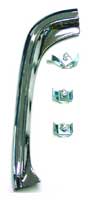 [155-4969-L] Outer Side Grille Molding (On Fender) - LH - 69-72 GMC Truck Suburban; 70-72 Jimmy
