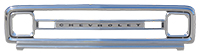 [160-4069] Grille Shell w/ Chevrolet Letters - Anodized Aluminum - 69-70 Chevy Truck Blazer Suburban