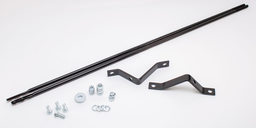 [261-4047-P] Fender to Firewall Brace Kit - Black - Pair - 47-55 Chevy Pickup Truck Suburban