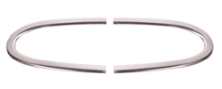 [330-4548-S] Hood Front Molding Set (2pcs) - 48-50 F1 F2