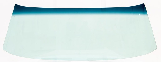 [380-3567-VT] Windshield with Tint Band - Green Tint - 67-69 Camaro Firebird Convertible