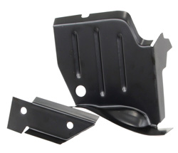 [437-1570-L] Rocker to Frame Lower Splash Shield - LH - 70-74 Dodge Plymouth E-Body