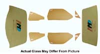 [499-2668-CS] Glass Kit - Clear - 68-70 Charger