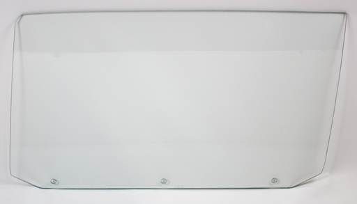 [550-3464-3CL] Door Glass w/ 3 Holes - Clear - LH - 65 GM A-Body Coupe
