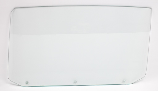 [550-3464-3CVL] Door Glass w/ 3 Holes - Clear - LH - 65 GM A-Body Convertible