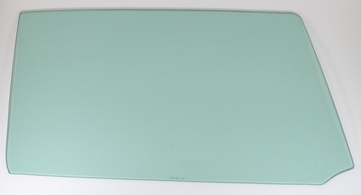 [550-3466-TR] Door Glass - Green Tint - RH - 66-67 Chevelle Coupe & Convertible