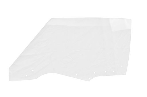 [550-3470-8CL] Door Glass w/ 8 Holes - Clear - LH - 70-72 GM A-Body Coupe & Convertible; 70-72 Grand Prix