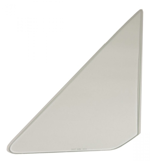 [560-3464-CL] Vent Glass - Clear - LH - 64-65 GM A-Body; 66-67 Chevelle 2/4DR Sedan (Post)