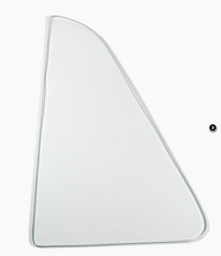 [560-4051-C] Vent Window Glass - Clear - LH or RH - 51-55 Chevy GMC Truck