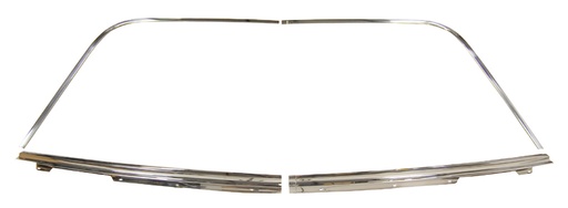 [670-1370-S] Back Glass Molding Set - 71-72 Demon; 70-76 Duster; 73-76 Dart Sport