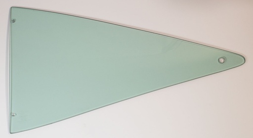 [795-2468-TSL] Quarter Glass - Green Tint - LH - 68-70 Dodge B-Body 2DR Sedan (Post)