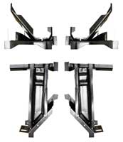 [865-1466-S] Leaf Spring Mount Set (4pcs) - 66-70 Plymouth B-Body