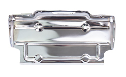[945-4067-C] Rear License Plate Bracket - Chrome - 67-87 Chevy GMC Truck; 69-91 Blazer Jimmy Suburban