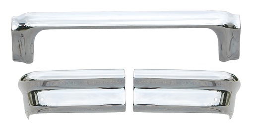 [990-3958] Rear Bumper (3pcs) - 58 Impala