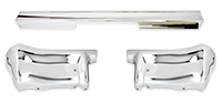 [990-3963] Rear Bumper (3pcs) - 63 Impala
