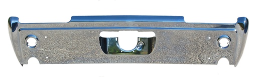 [990-7468-T] Rear Bumper w/ Exhaust Tip Cutouts - 68 Cutlass